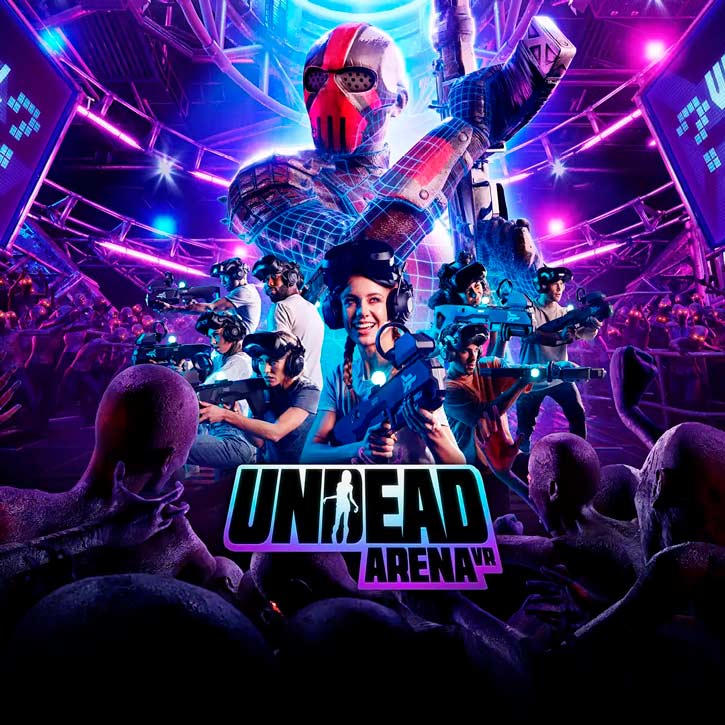 Aldersgrænse: +10 / Spiltid: 15 min / Spilstil: Cooperativt Beskrivelse: Overlev bølger af zombier med dit hold i en intens arena.